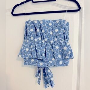 Do + Be Pleated Tube Top Size M